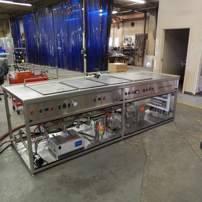 Bluewave ultrasonic cleaning machines